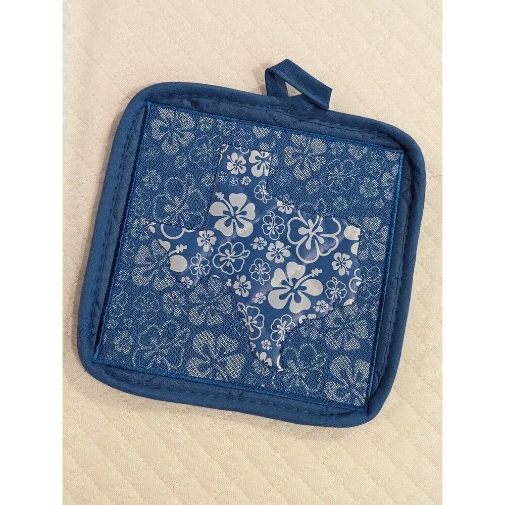 Embroidered Texas kitchen set pot holder kitchen towel New